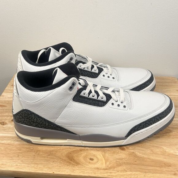 Nike Air Jordan 3 Retro Cement Grey CT8532-106 Men’s Size 17 NWOB